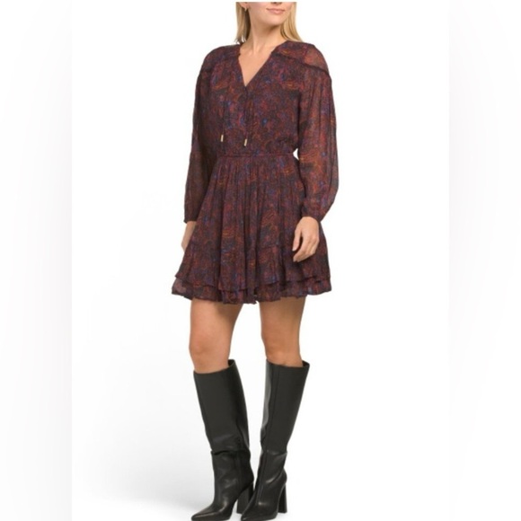 Cleobella Nisha Long Sleeve Mini Dress - Picture 5 of 10